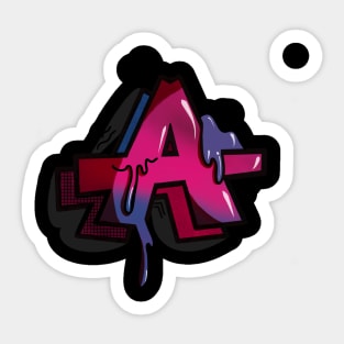 Alphabet graffiti Sticker